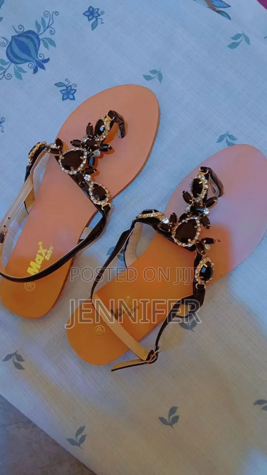 Elegant Max Stone Sandals