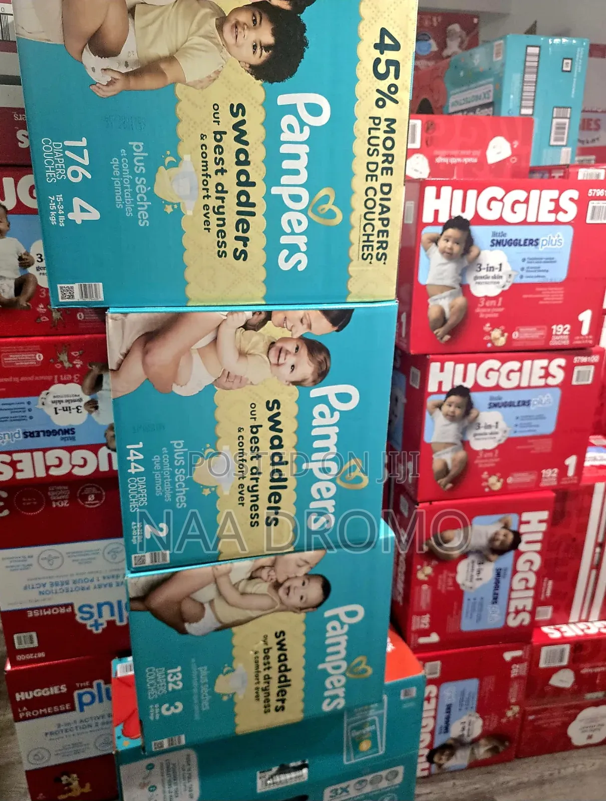 Wholesale Diapers, Pampers and Huggies at Affordable Prices.