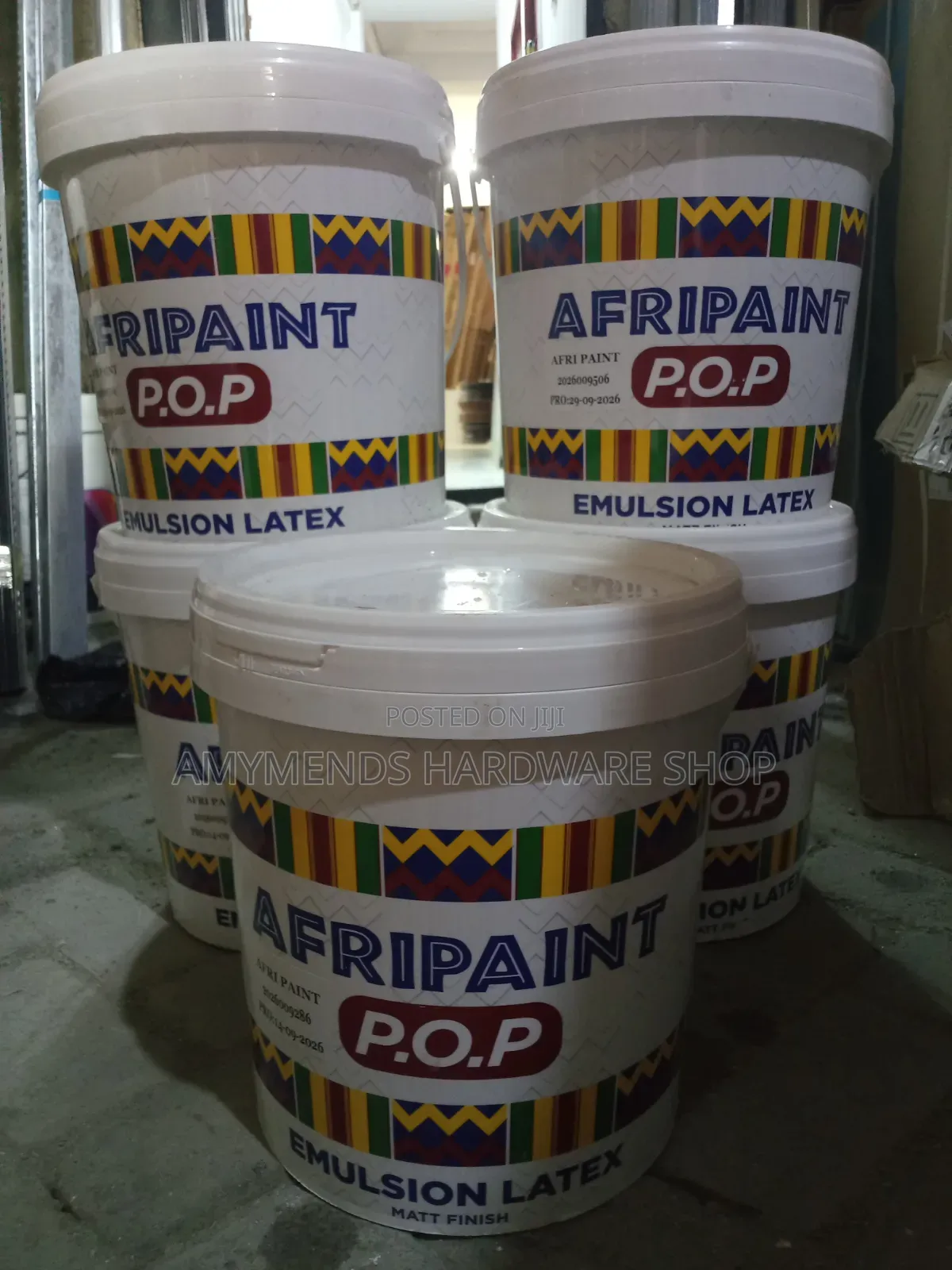 Afripaint p.o.p Emulsion Latex Matt Finish
