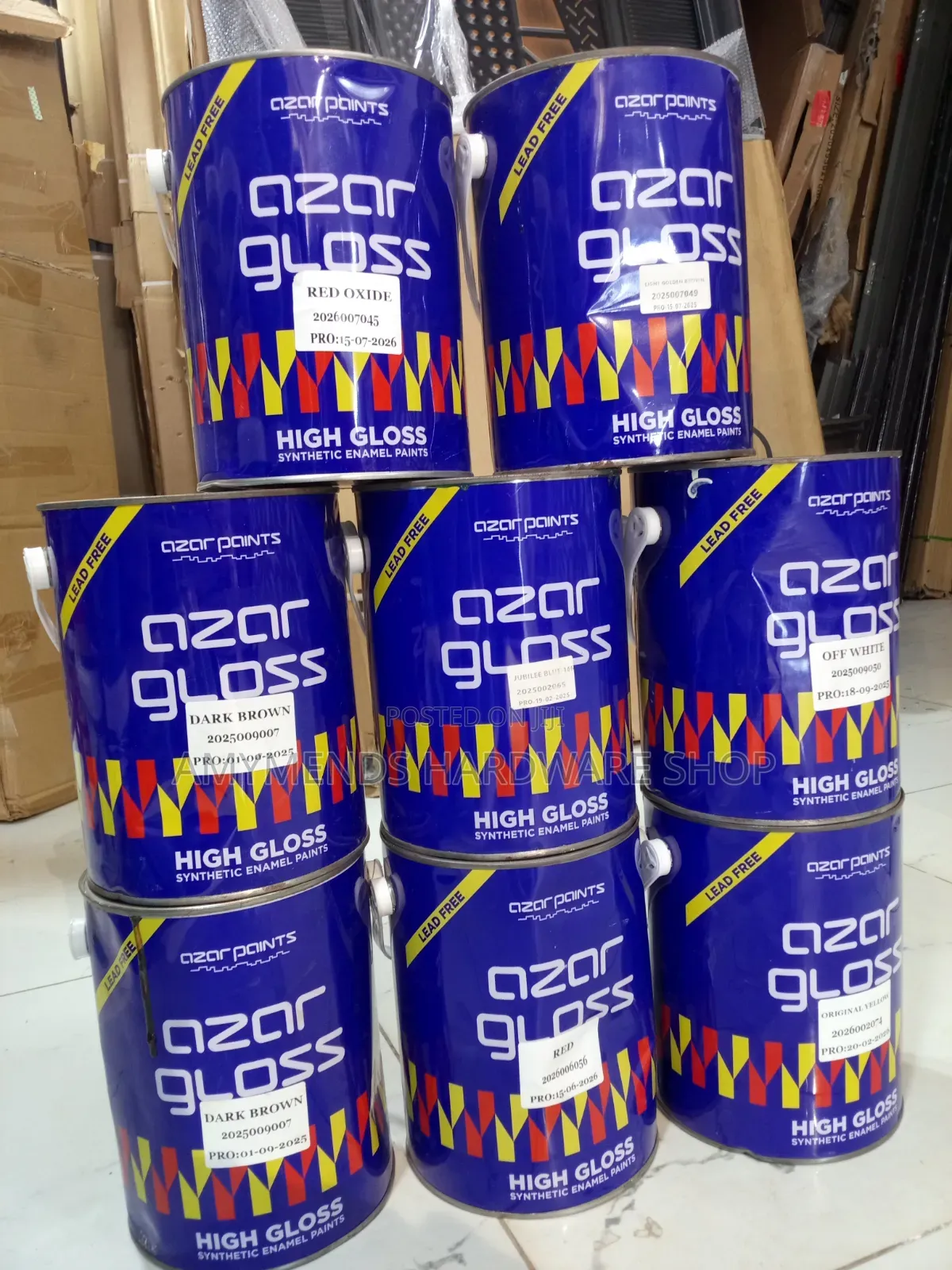 Azar Gloss High Gloss Synthetic Enamel Paint