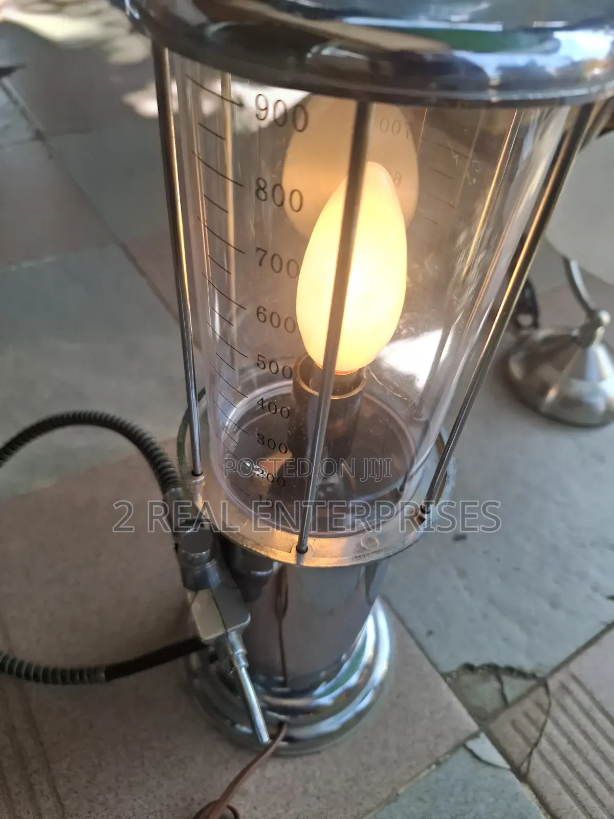 Vintage Gas Pump Decorative Table Lamp Novelty Light