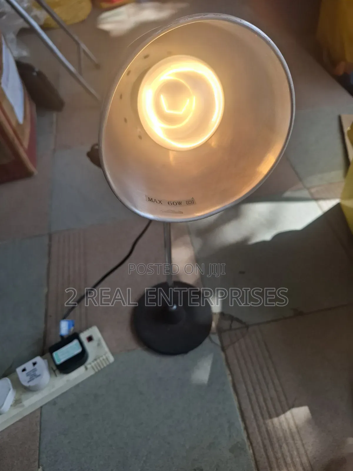 Vintage Industrial Metal Spotlight Desk Lamp