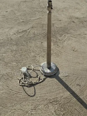 Vintage Textured Metallic Table Lamp Stand