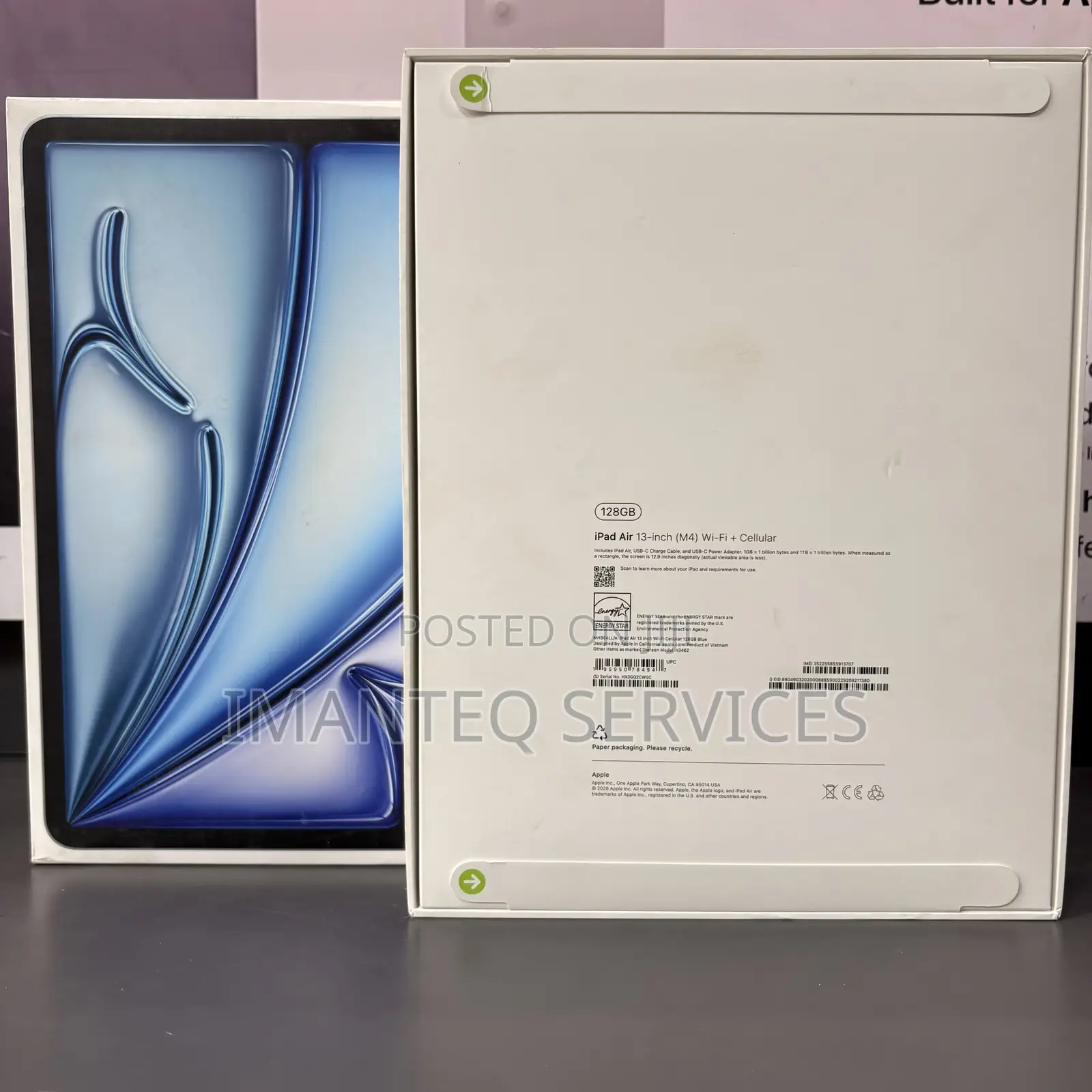 New Apple iPad Air 13 (2026) 128 GB Blue