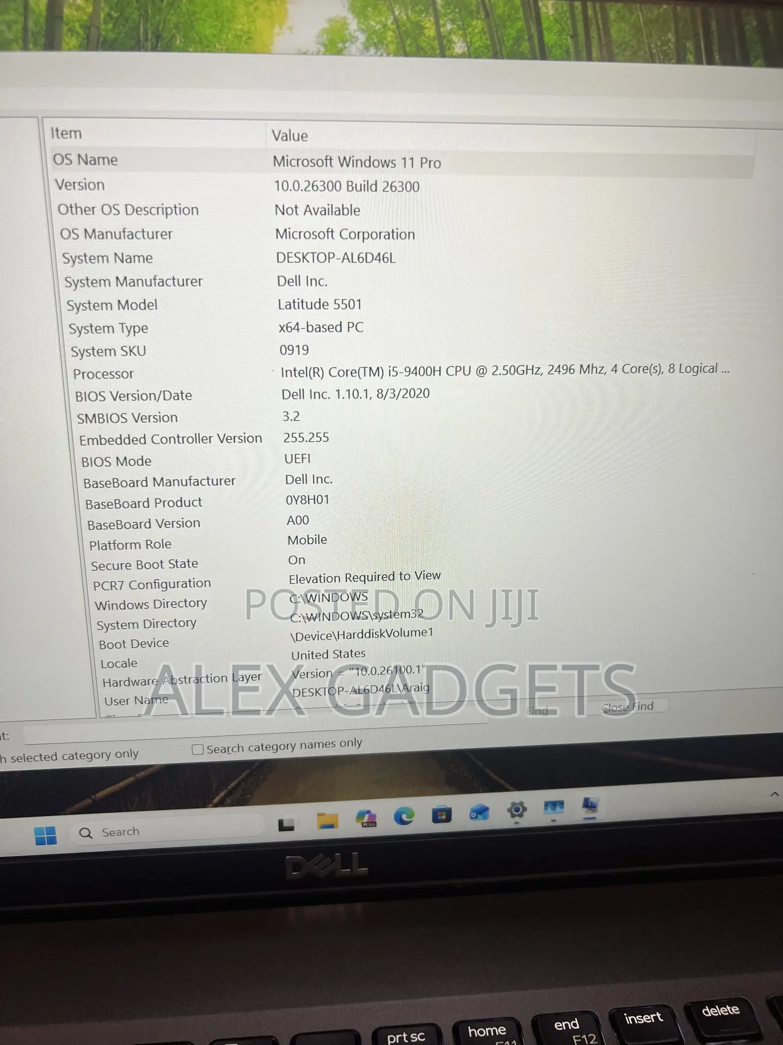 Laptop Dell Latitude 5501 8GB Intel Core i5 SSD 256GB