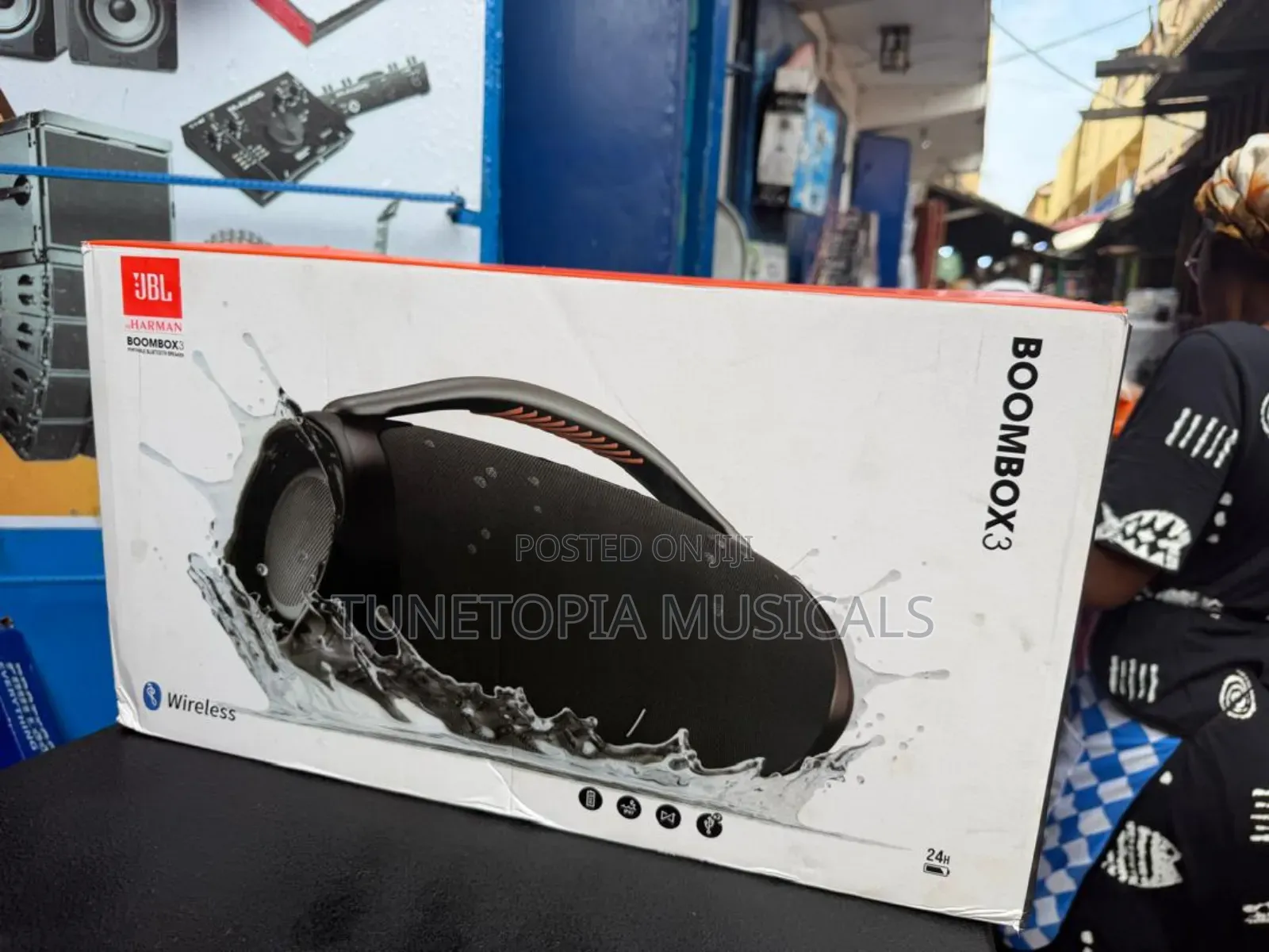 JBL Boombox 3 Portable Bluetooth Speaker