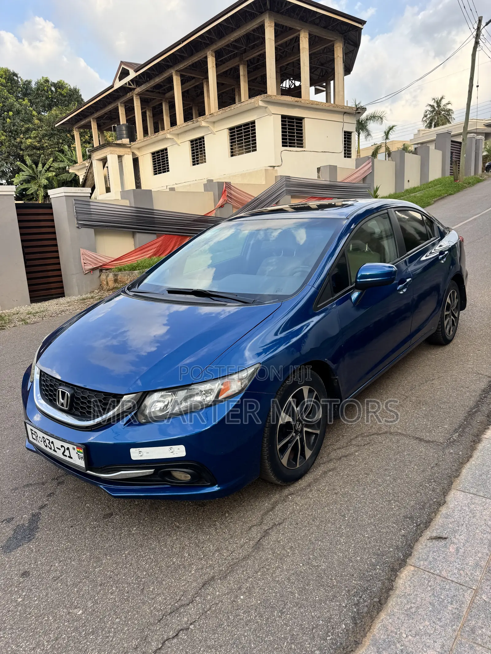 Honda Civic EX 2dr Coupe (1.8L 4cyl CVT) 2015 Blue
