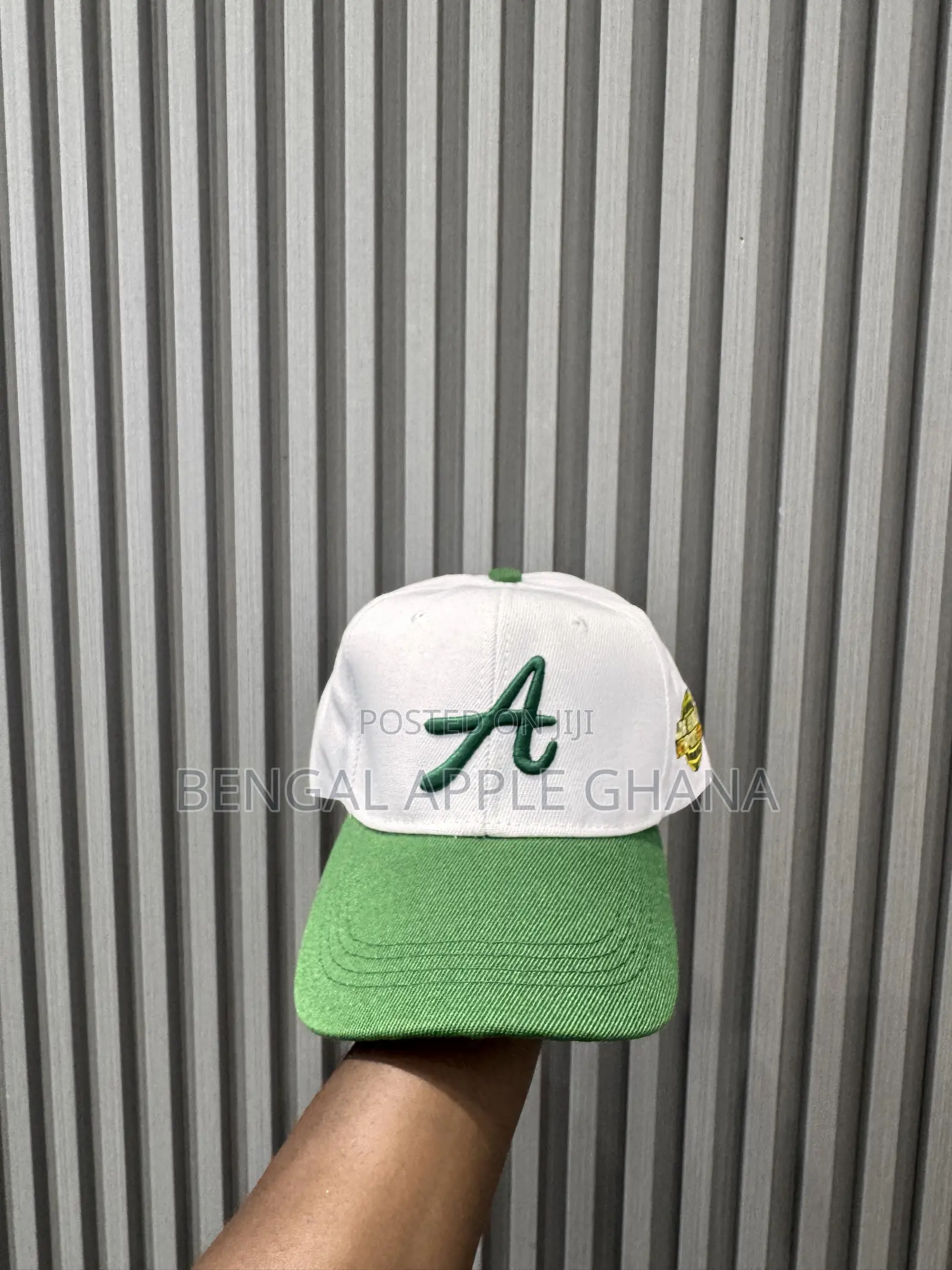 Brand New White and Green Baseball Cap