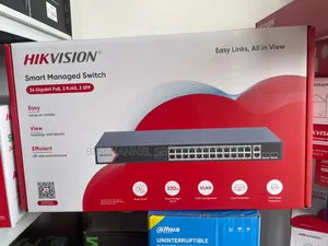Hikvision Smart Managed Switch 24 Gigabit Poe, 2 Rj45 2 SFT