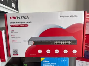 Hikvision Smart Managed Switch 16 Gigabit Poe, 2 Rj45, 2 SFP