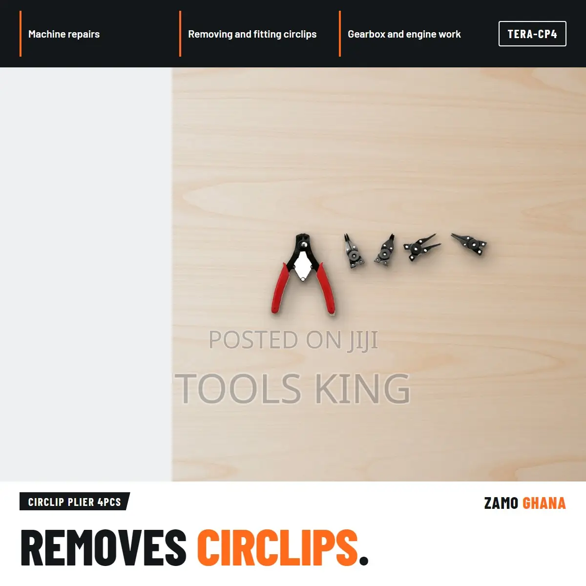 Circlip Plier 4Pcs - TERA-CP4