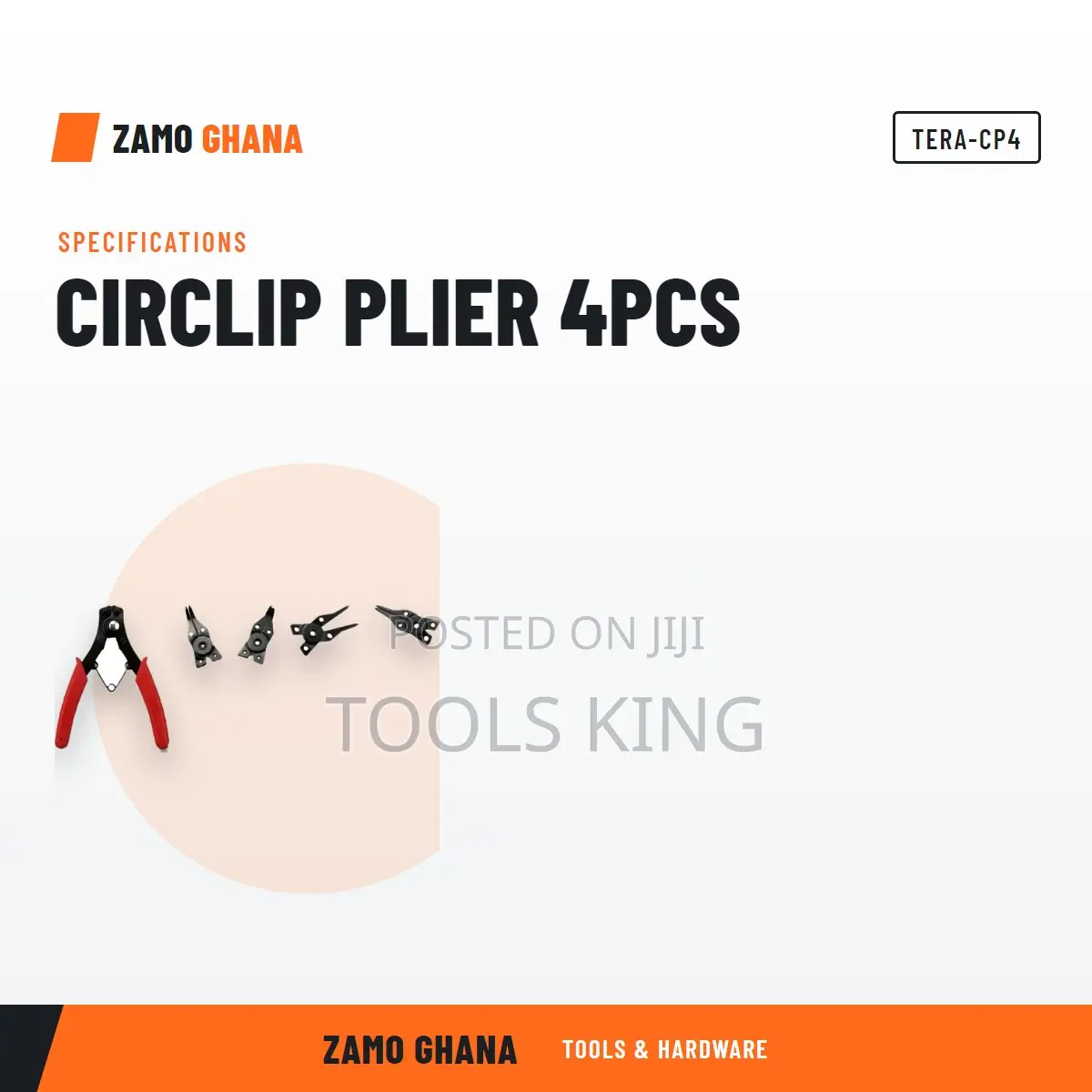 Circlip Plier 4Pcs - TERA-CP4