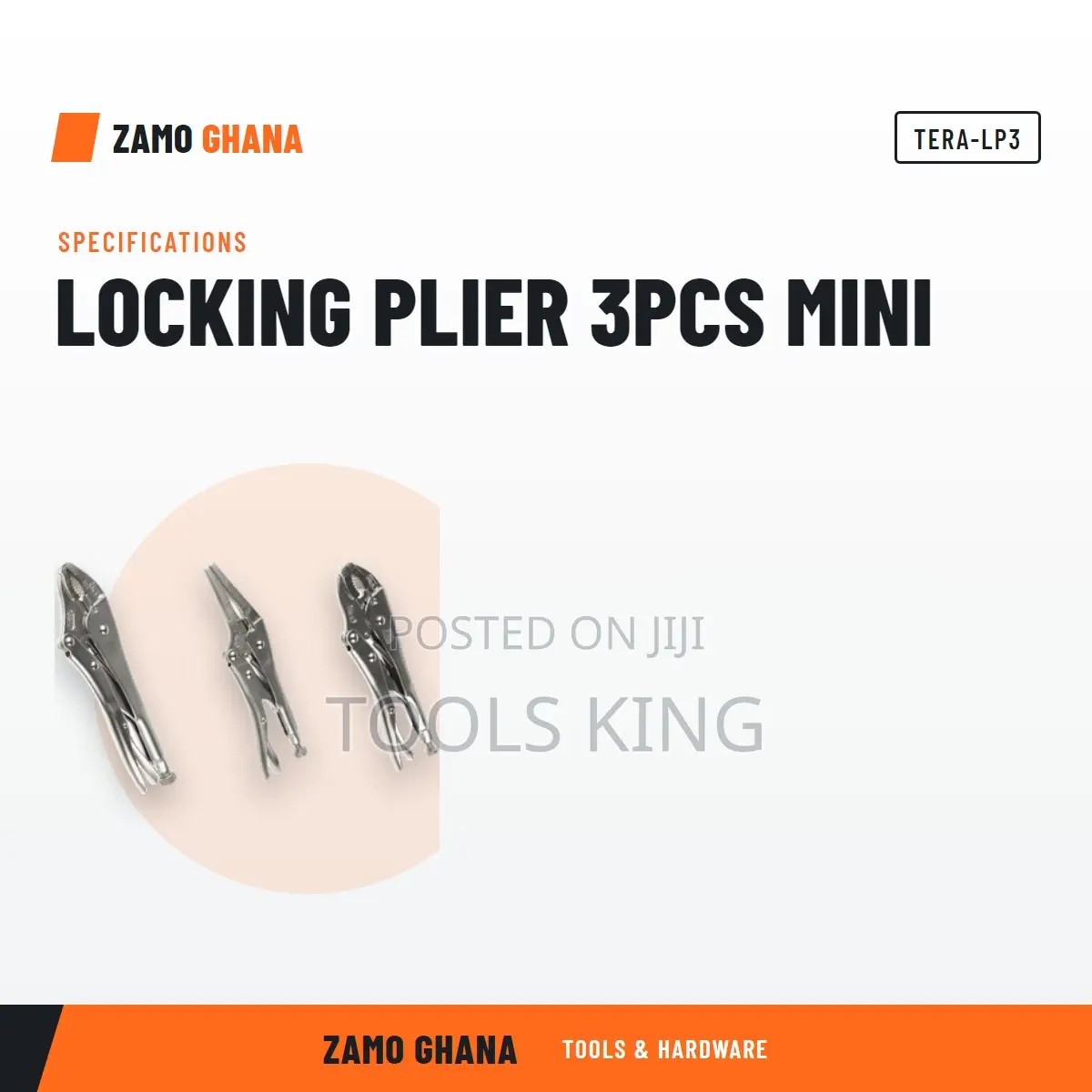 Locking Plier 3Pcs Mini - TERA-LP3