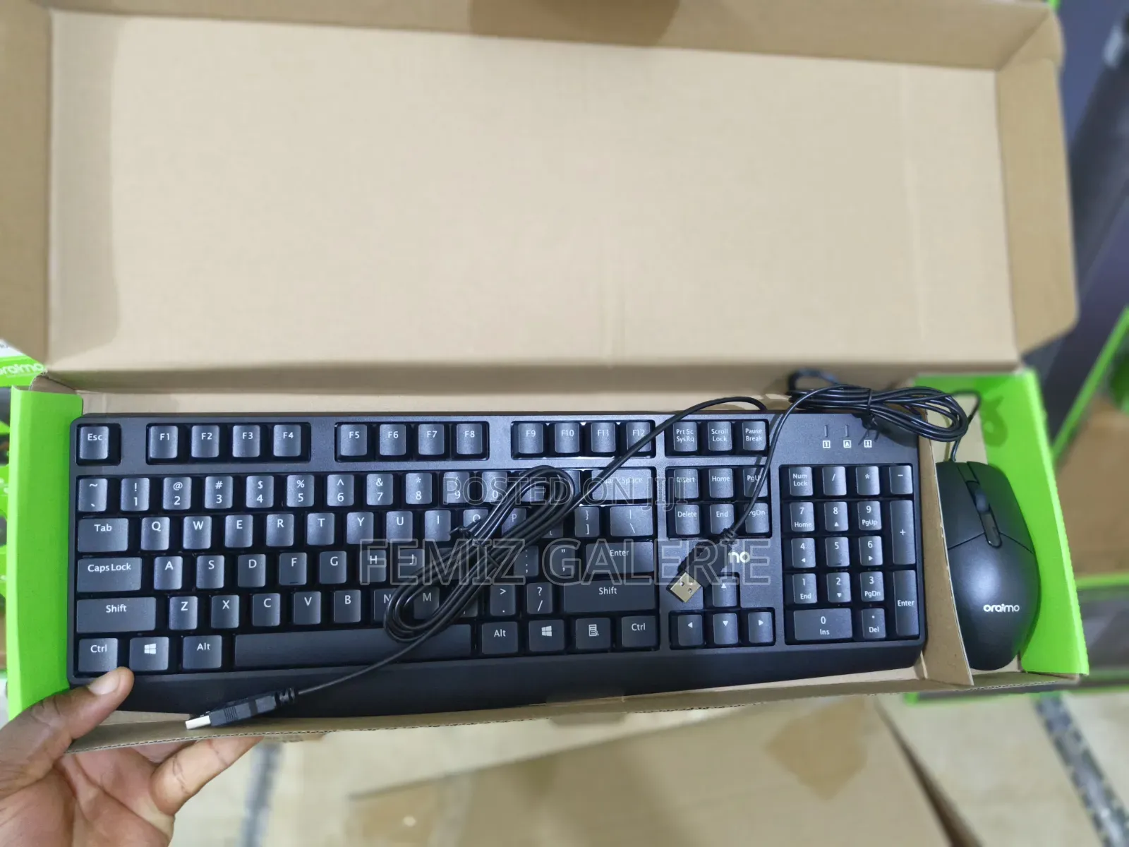 Oraimo TypeEase Lite Wired Full- Key Design Keyboard Kit