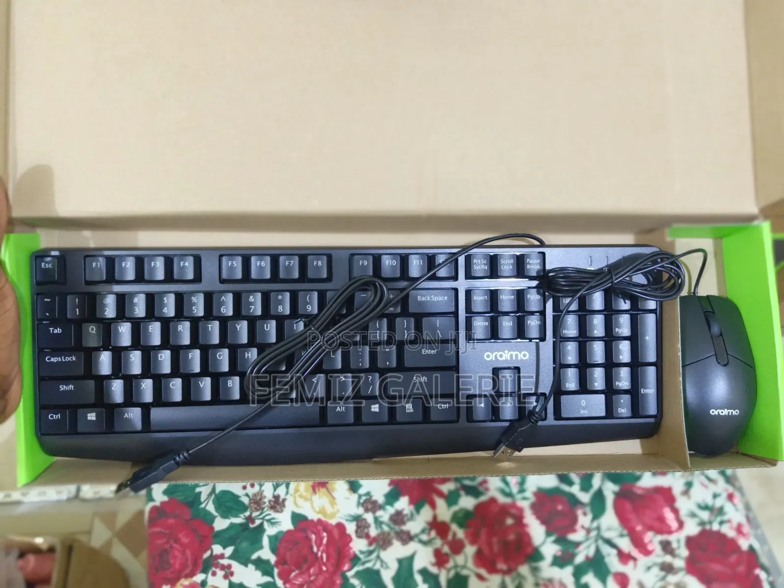 Oraimo TypeEase Lite Wired Full- Key Design Keyboard Kit