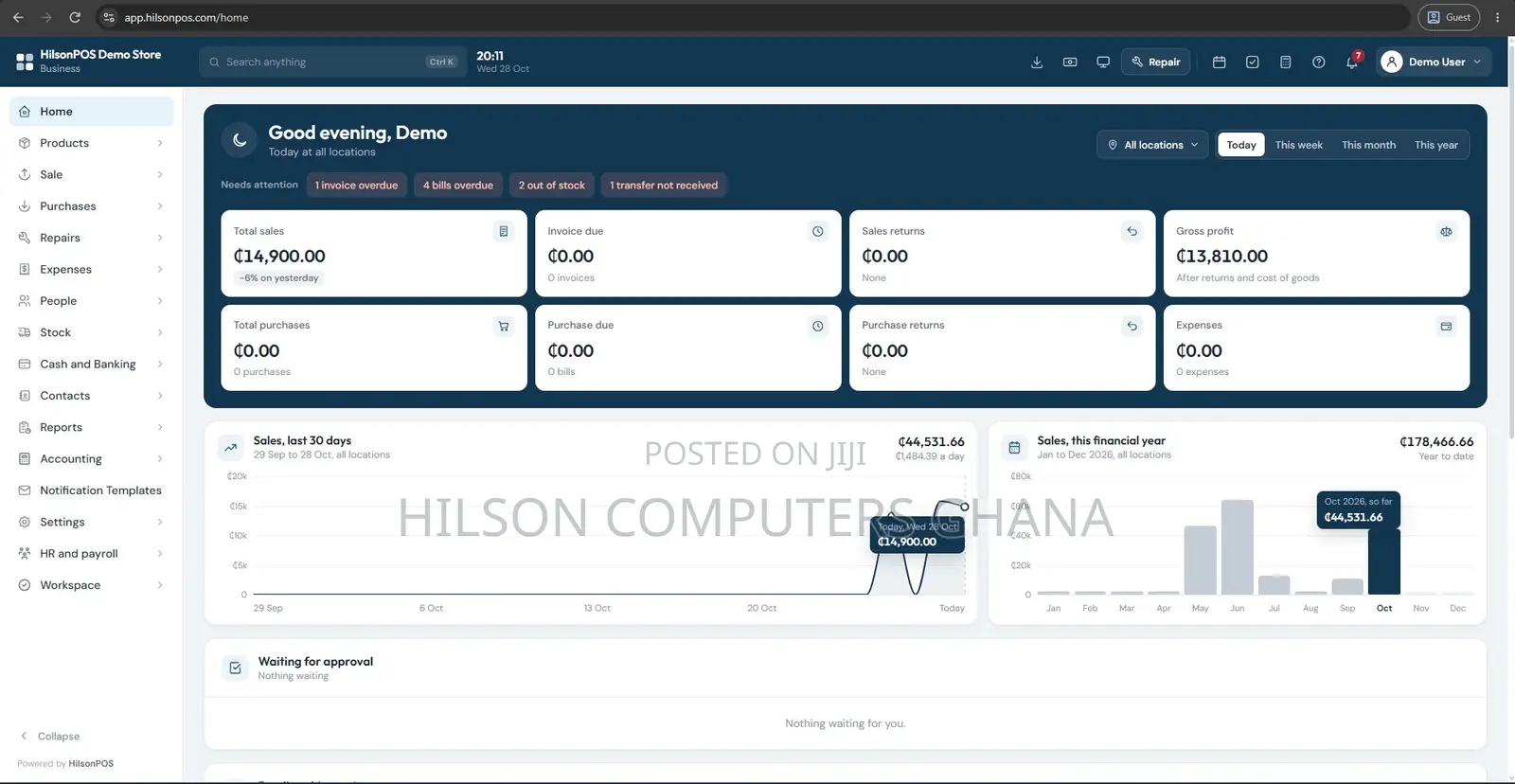 HilsonPOS — Point of Sale & Inventory Software for Shops