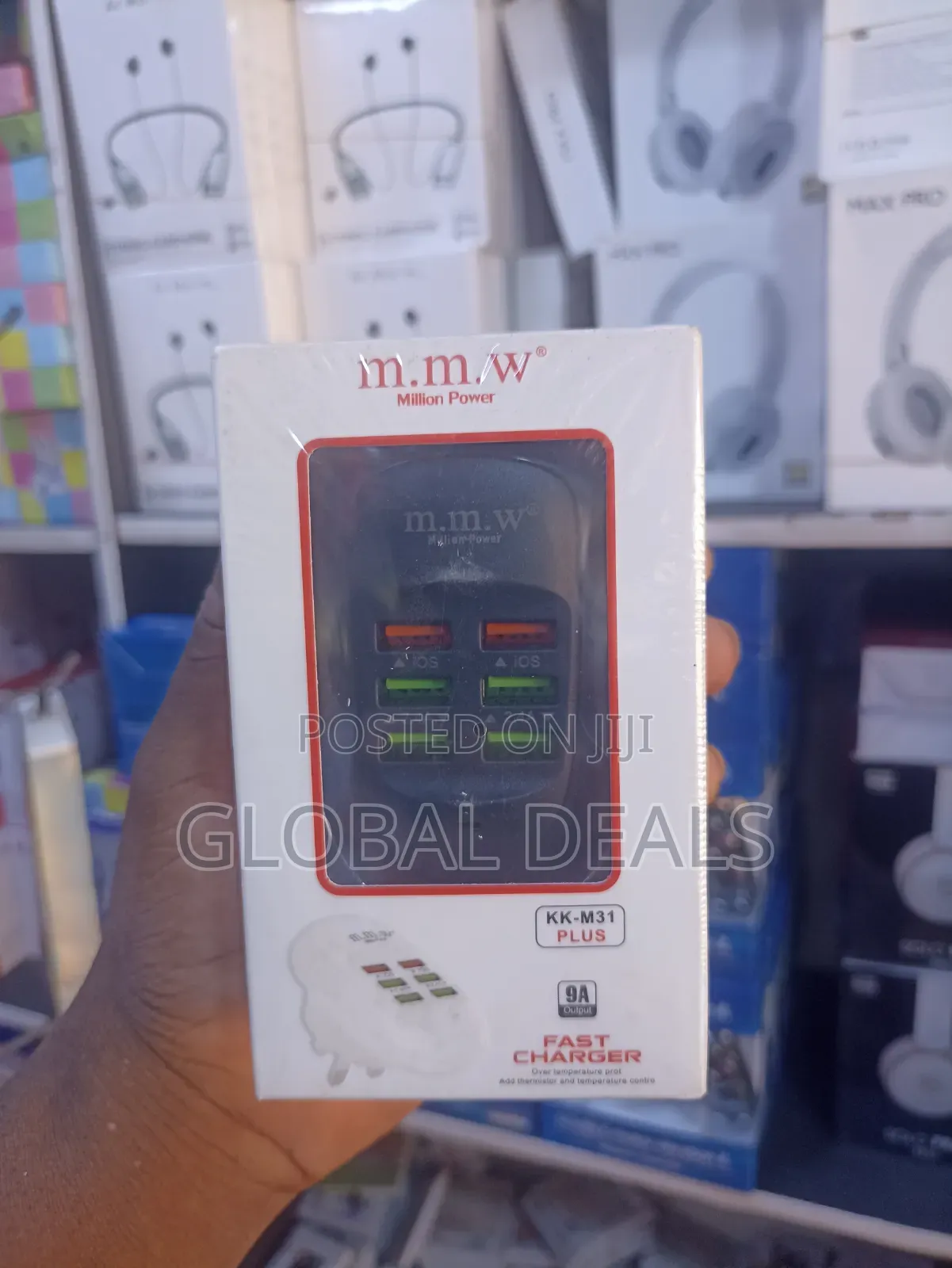 m.m.w Kk-M31 Plus 9a Output 6-Port USB Fast Charger
