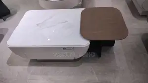 2 in 1 Marble Center Table With Drawer