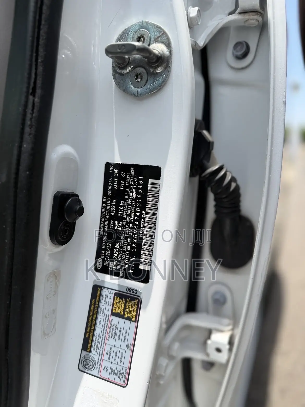 Kia Optima 2013 White