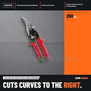 Aviation Snip Right Green 260Mm -
