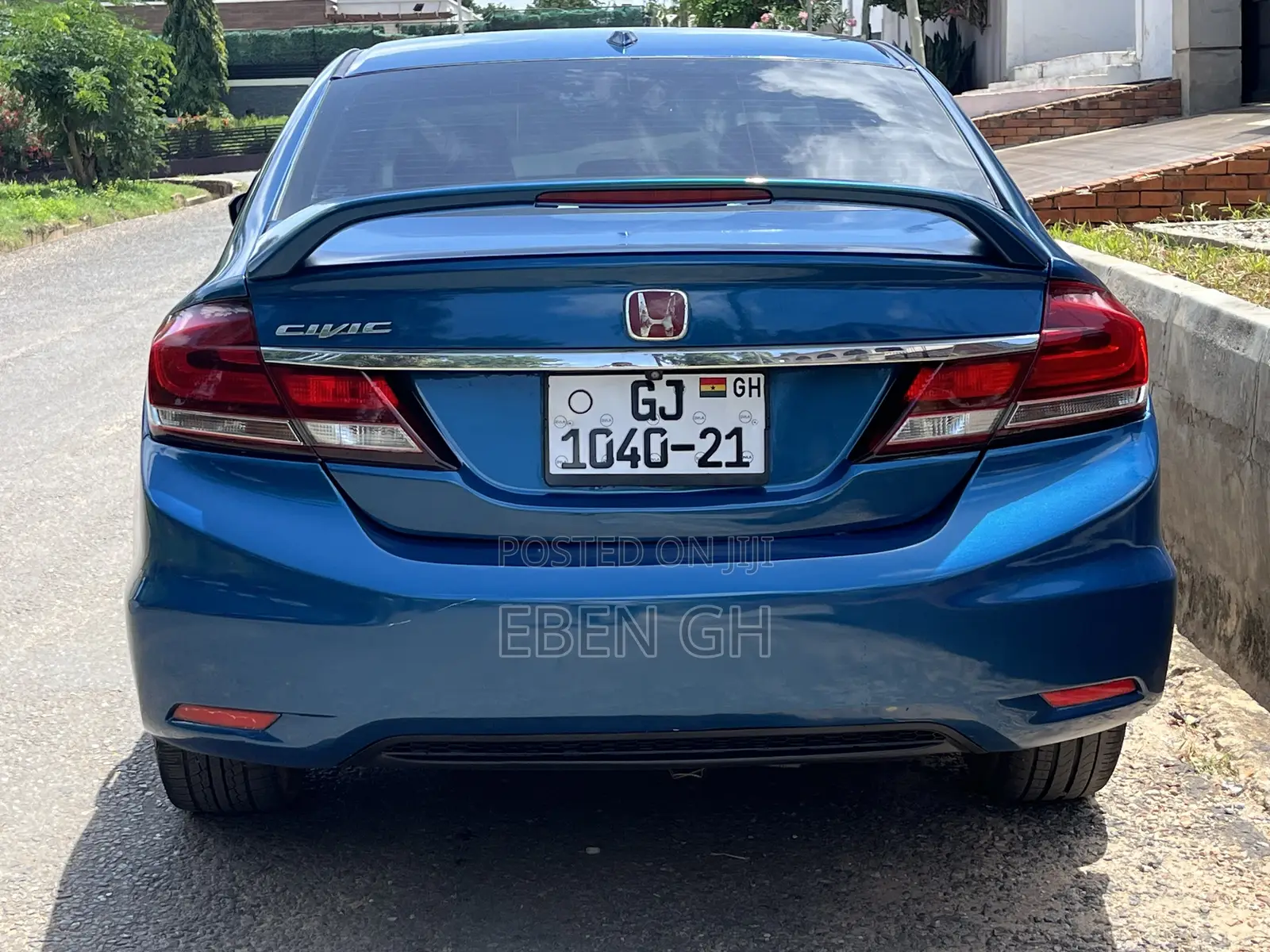 Honda Civic Sedan EX 2013 Blue