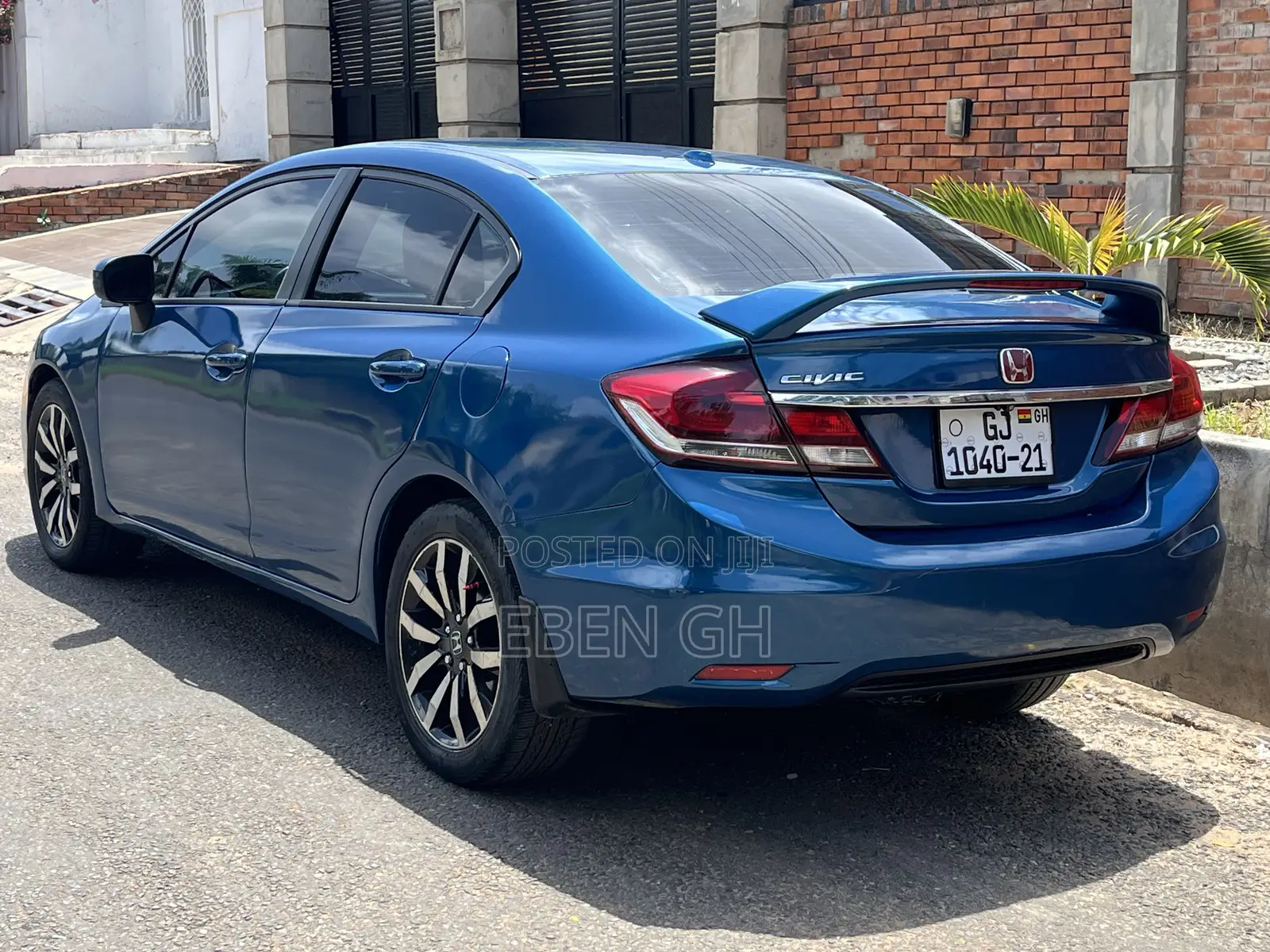 Honda Civic Sedan EX 2013 Blue