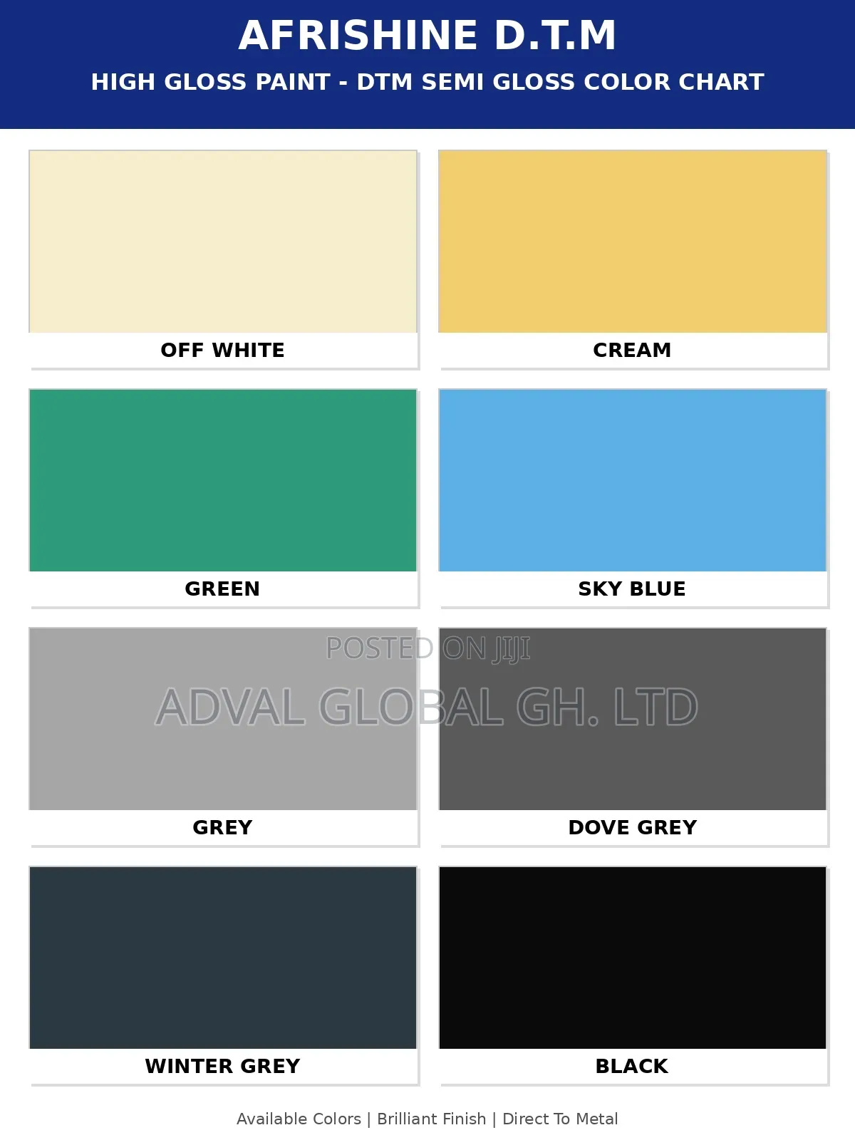 d.t.m High Gloss Paint