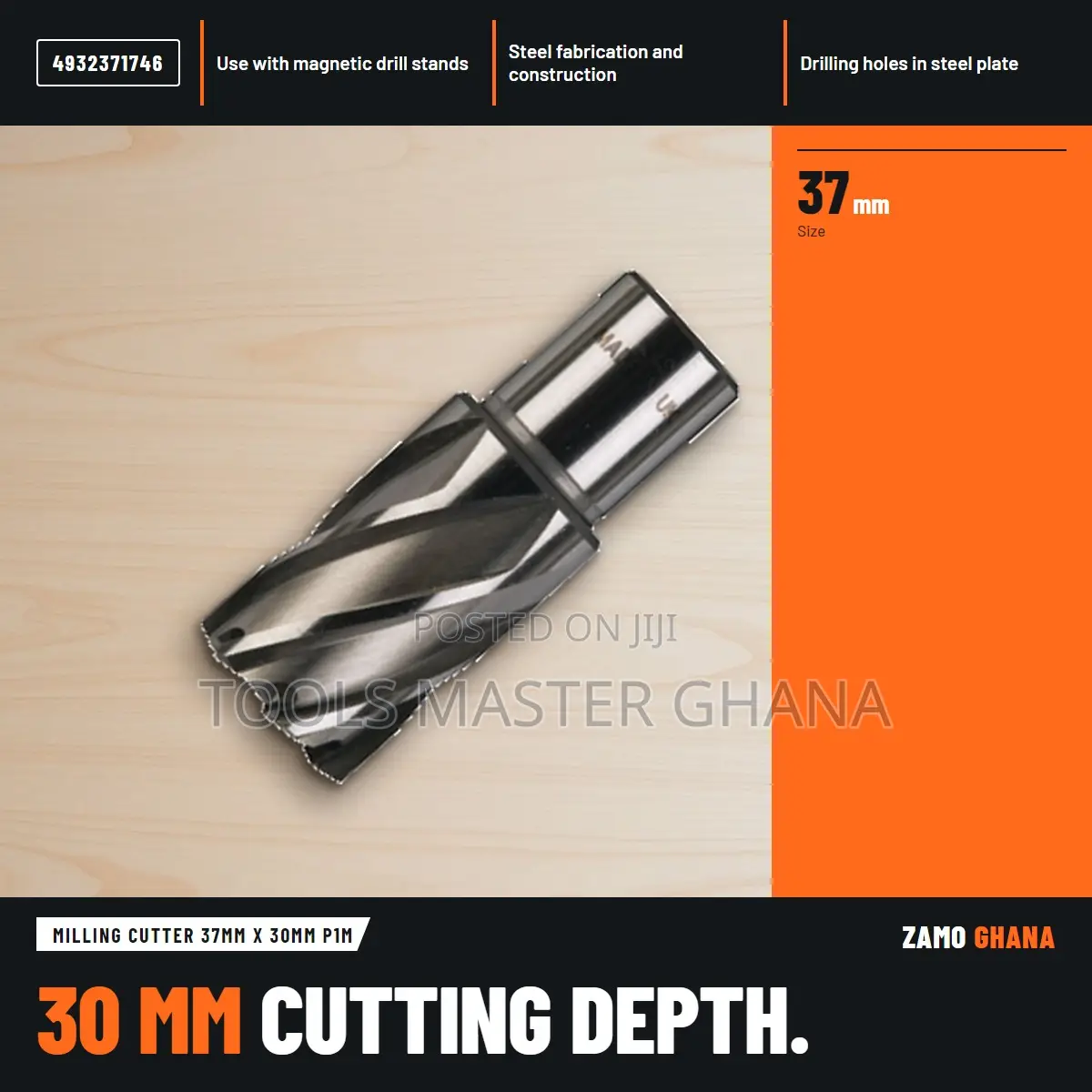 Milling Cutter 37Mm X 30Mm P1M -