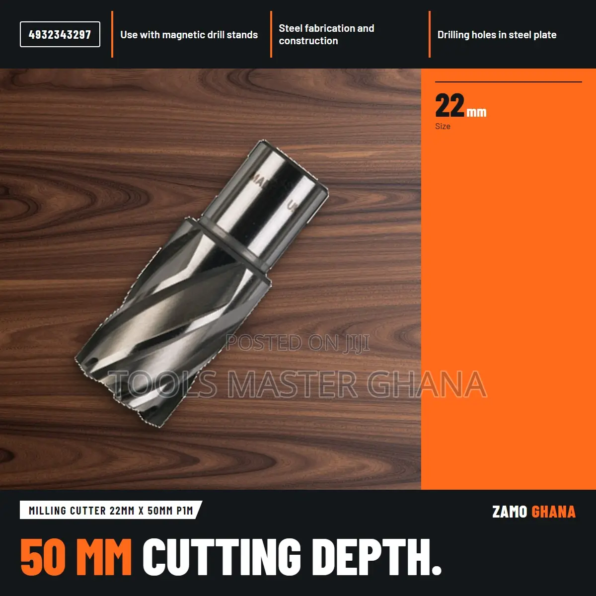 Milling Cutter 22Mm X 50Mm P1M -