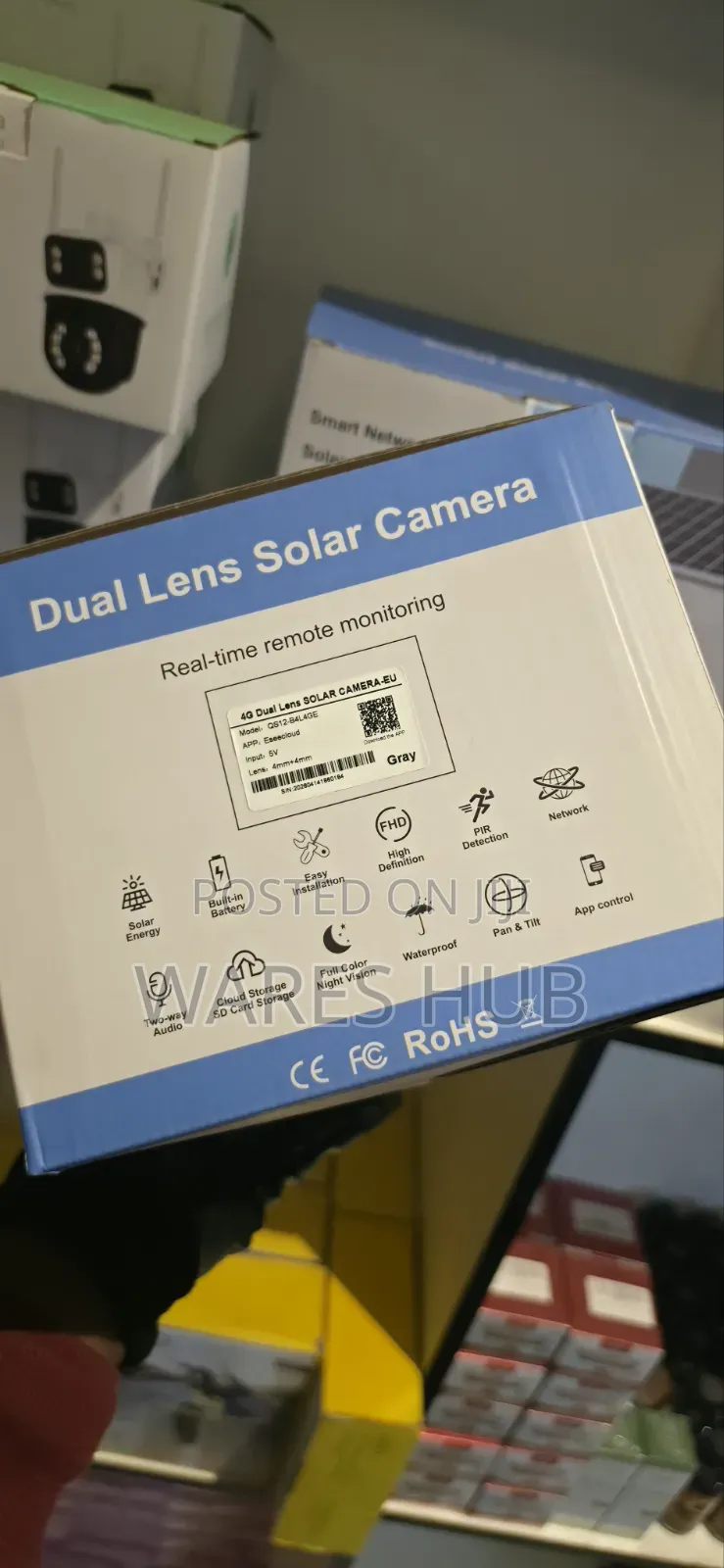 Eseecloud Dual Lens Solar Camera