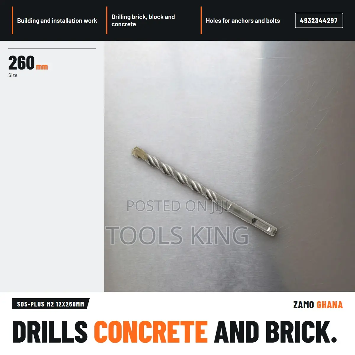 SDS-Plus M2 12X260Mm -