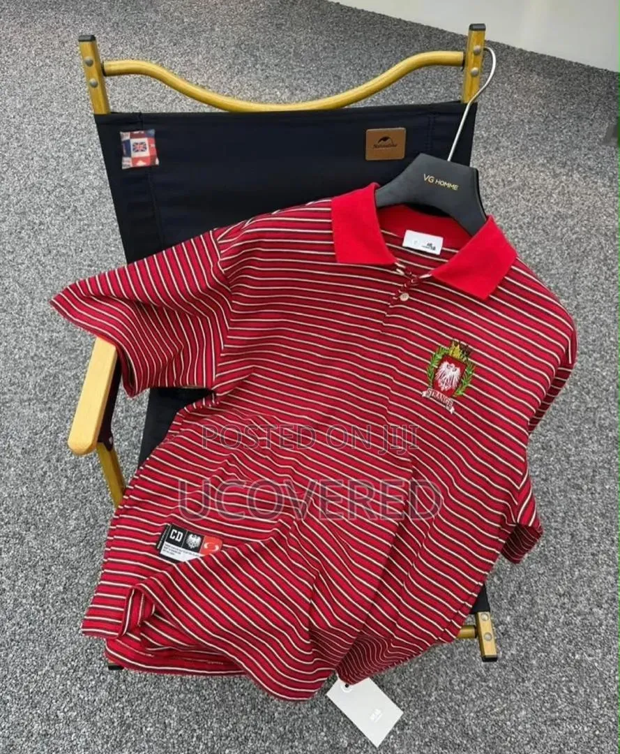 First Row Striped Heritage and Club Polo Shirts