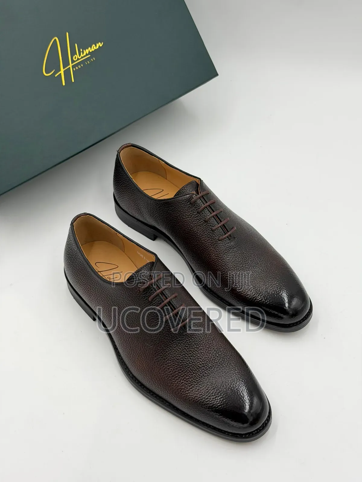Holiman Textured Lace-Up Dress Shoes