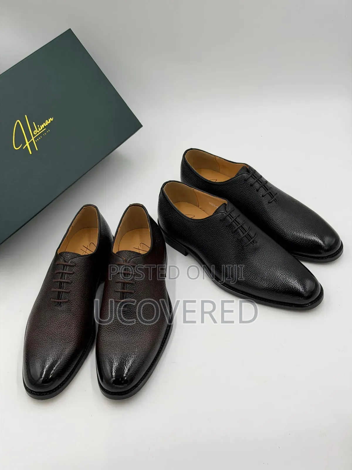 Holiman Textured Lace-Up Dress Shoes