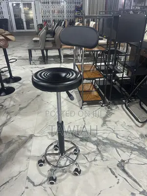 Modern Saloon Stool With Backrest Adjustable