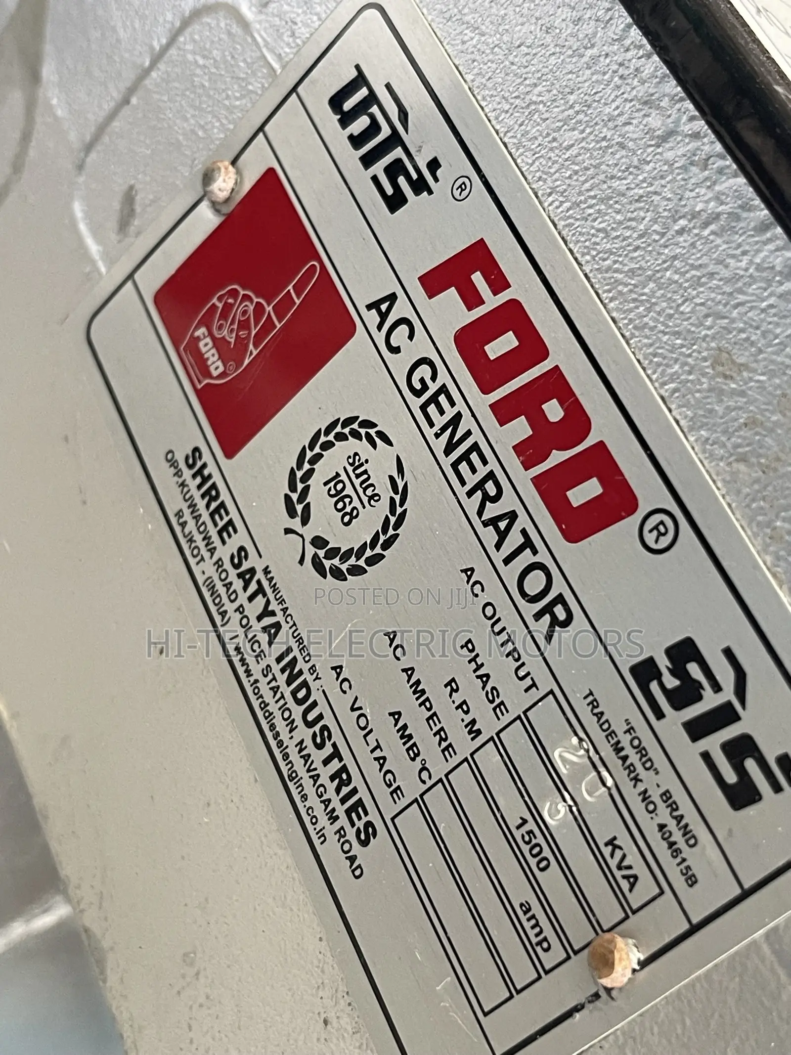 20KVA Indian Model Altenator