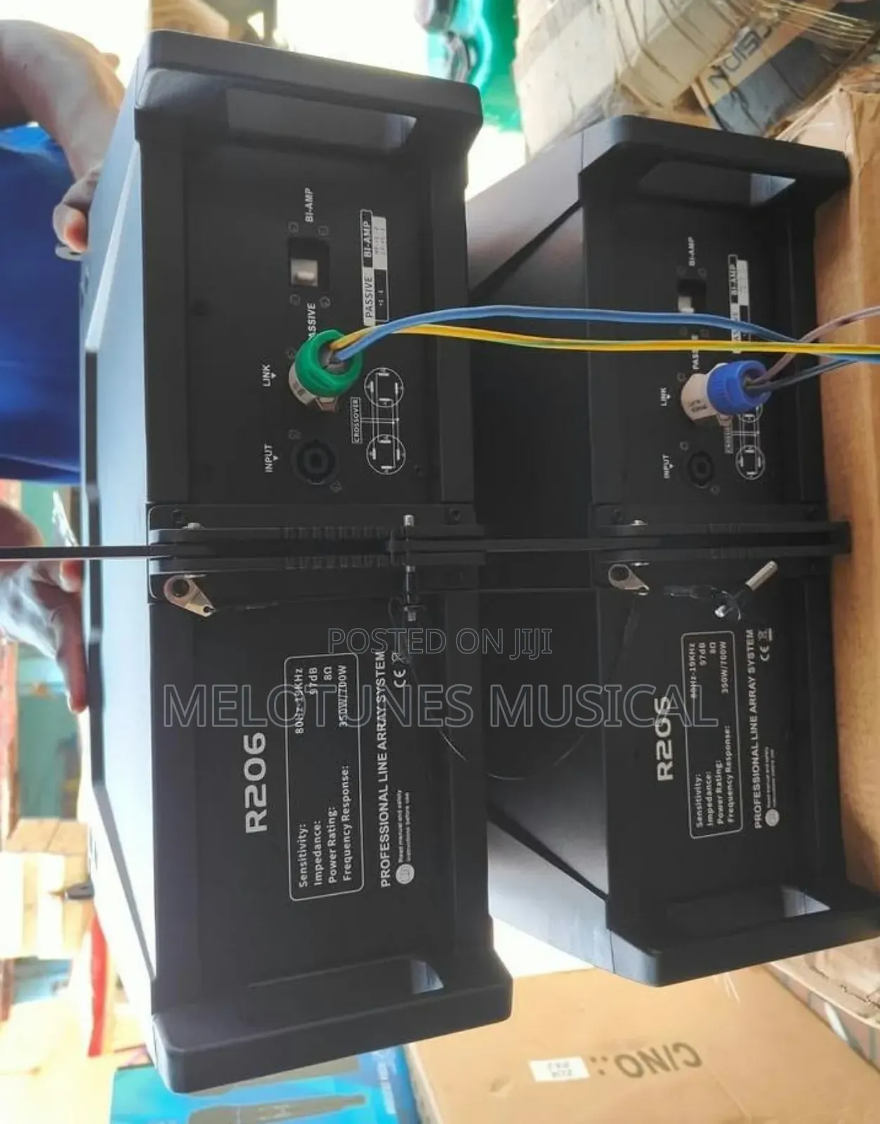 RCF R206 6-Inch Passive/Bi-Amp Line Array Speakers