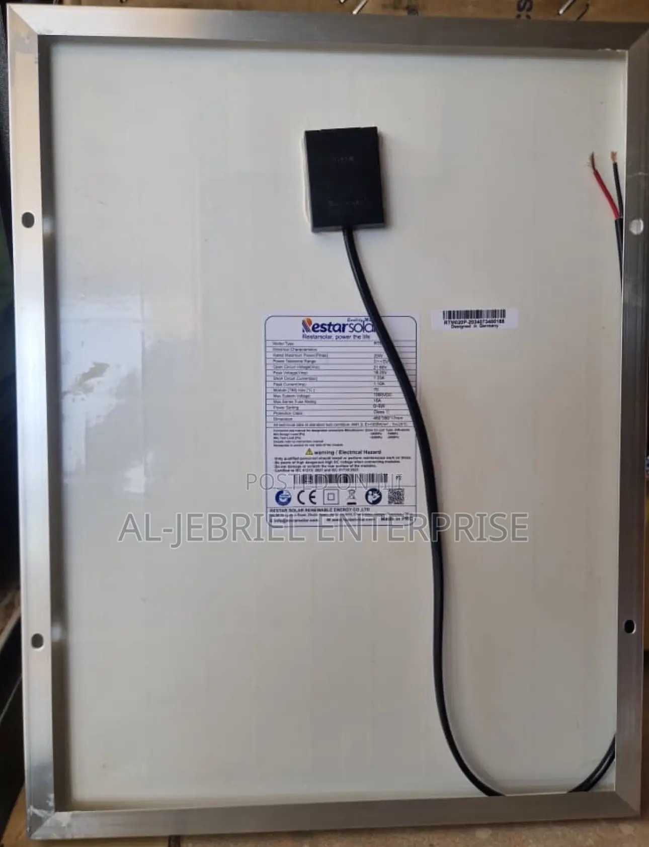 20 Watts Solar Panel