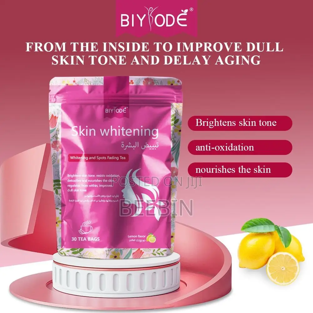 Biyode Herbal Skin Brightening Tea - 30 Tea Bags for Radiant Glow