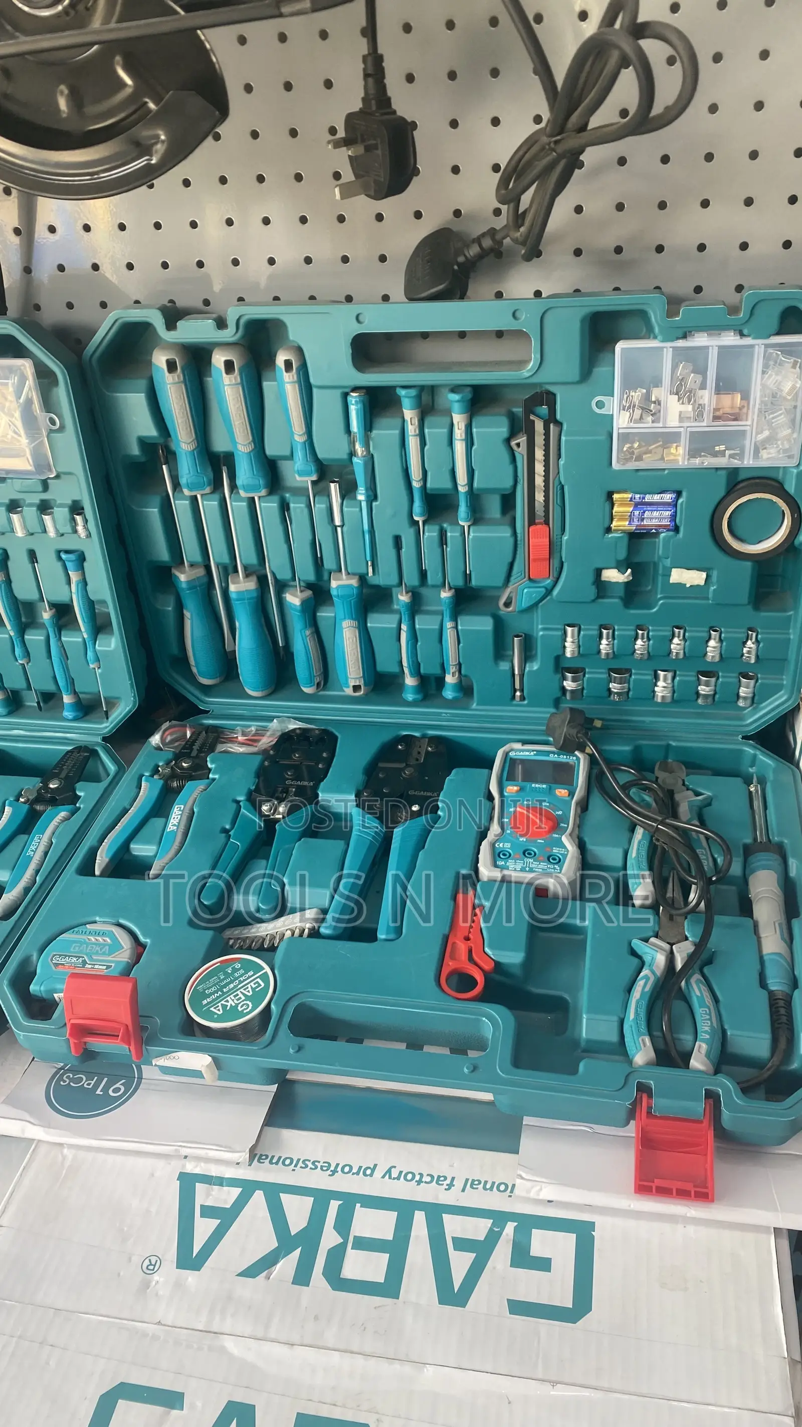 GABKA 91pcs Telecommunications Tools Set