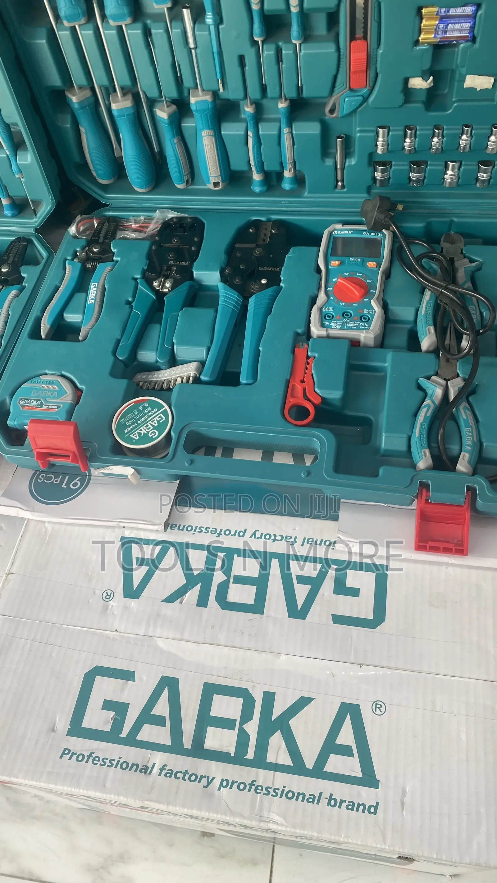 GABKA 91pcs Telecommunications Tools Set