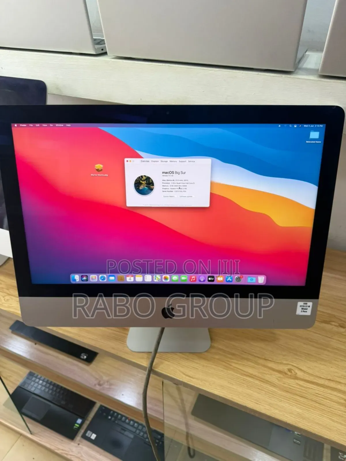 Desktop Computer Apple iMac 8GB Intel Core i5 HDD 1T
