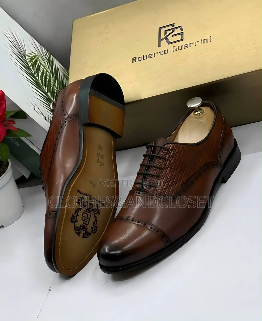 Men's Formal Lace-Up Oxford / Cap-Toe Brogue Shoes