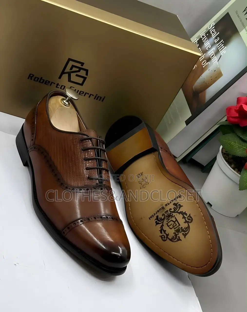 Men's Formal Lace-Up Oxford / Cap-Toe Brogue Shoes