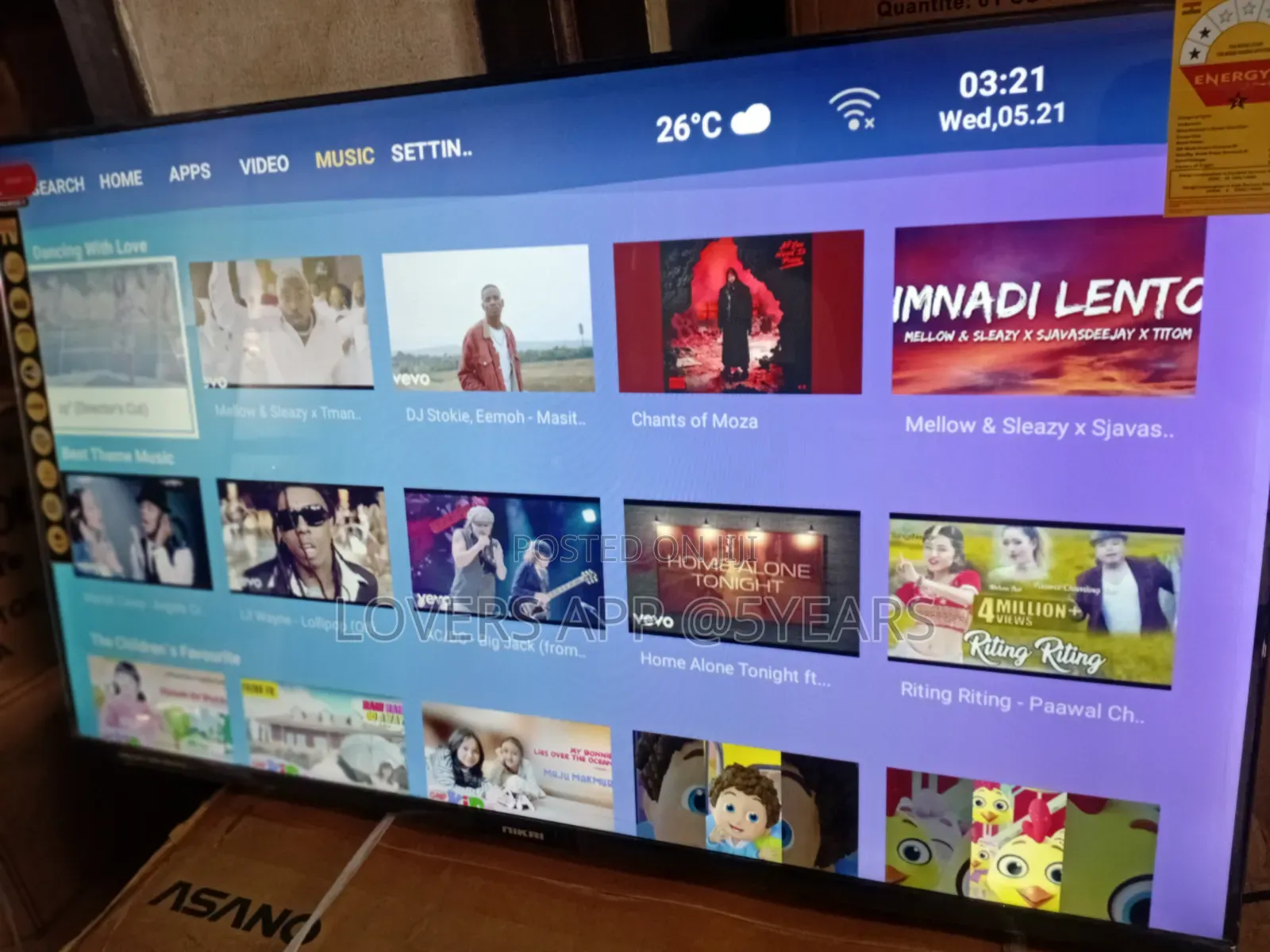 Nikai 43-Inch Smart Television With Wi-Fi