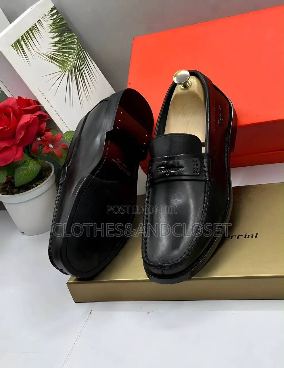 • Salvatore Ferragamo Men's Classic Leather Loafers
