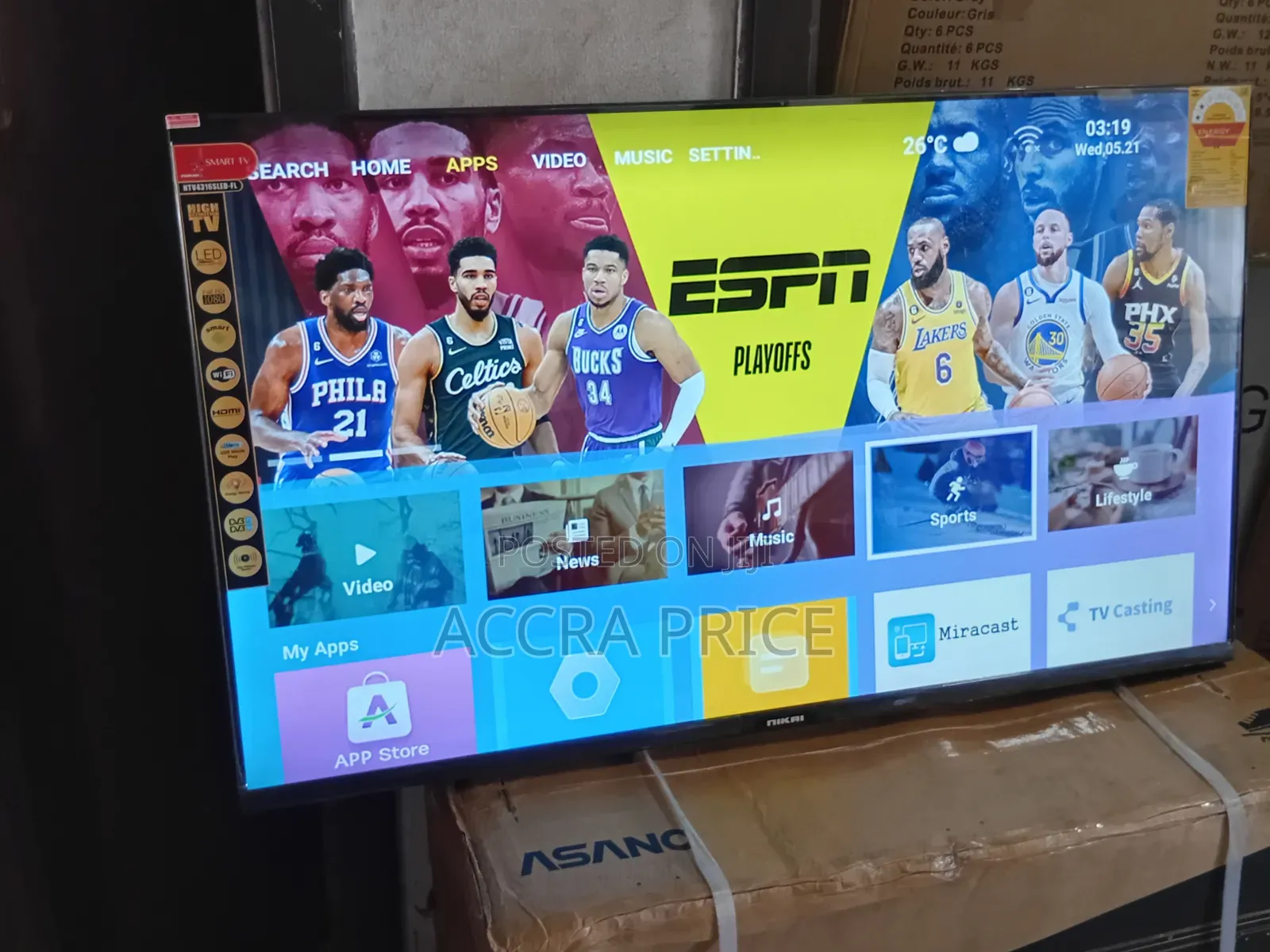 Nikai Smart TV NTV4316SLED-FL Smart TV
