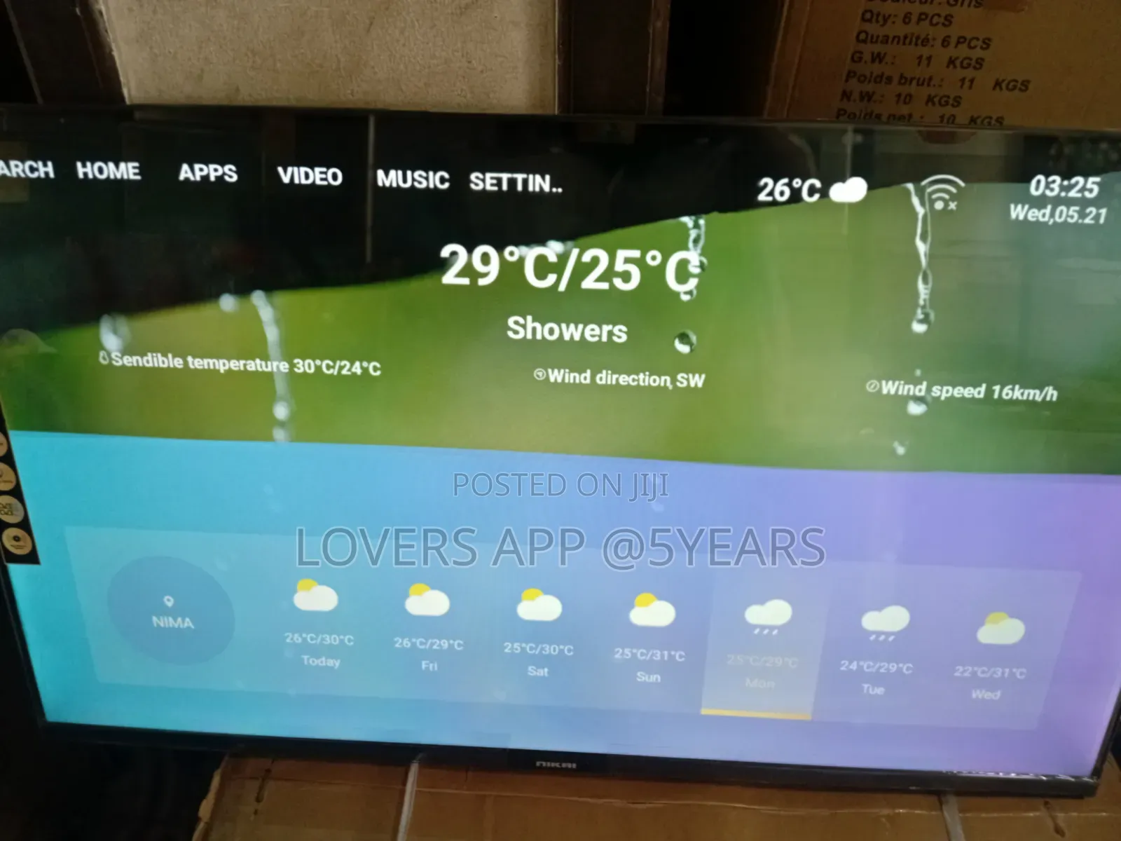 Nikai 43-Inch LED Smart Television With Full HD Display