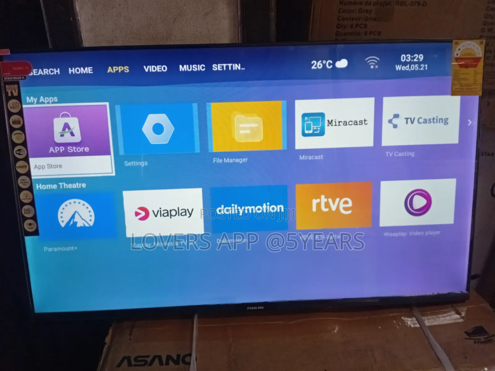 Nikai 43-Inch Smart TV With YouTube and Netflix Features