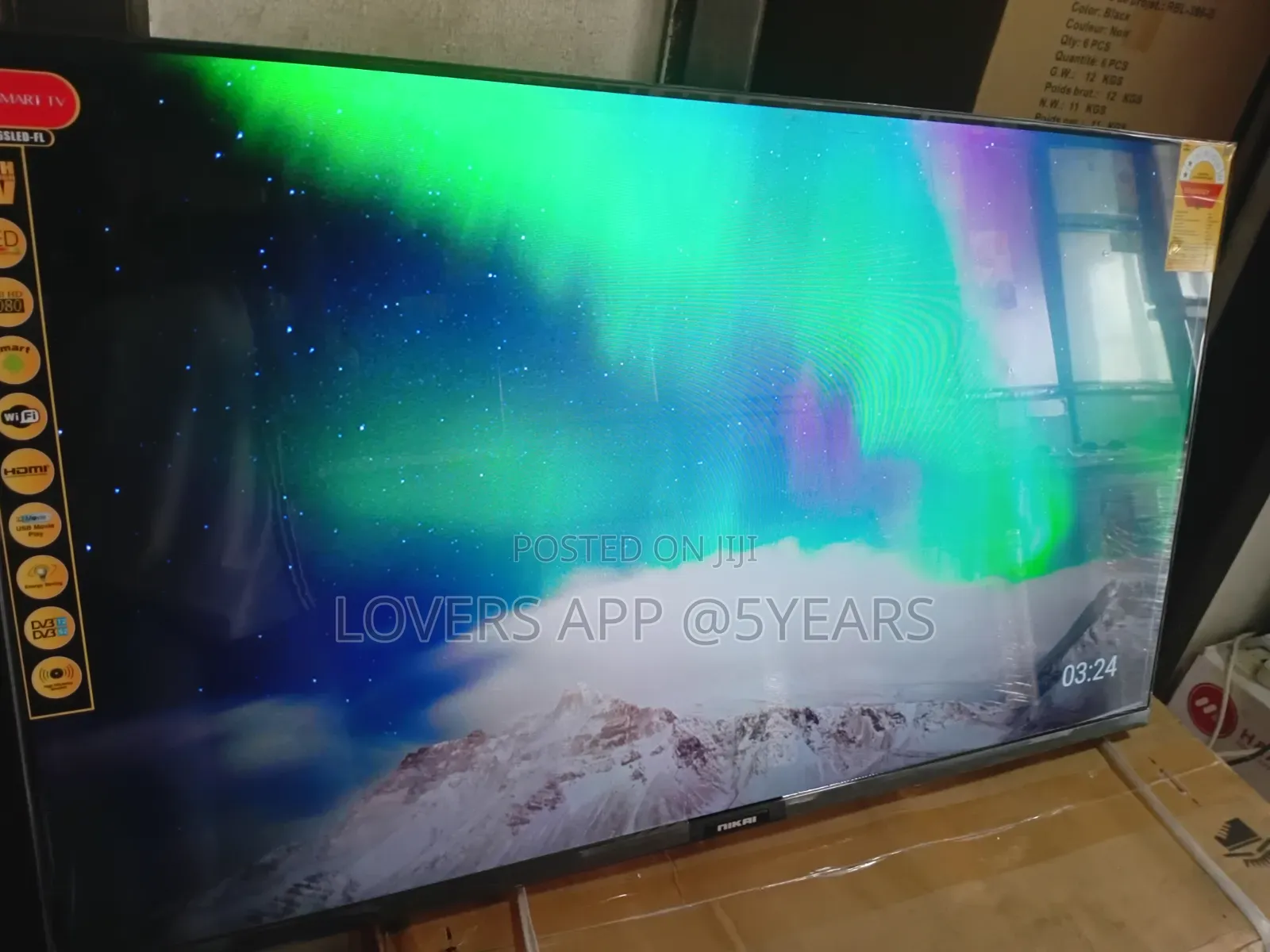 Nikai 43-Inch Smart TV With YouTube and Netflix Features
